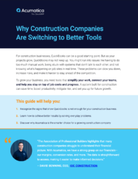 Migration Guide for Construction Businesses Considering a Switch from QuickBooks to Acumatica